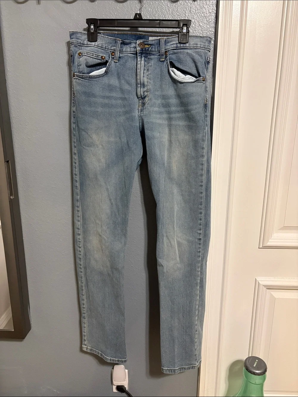 Wrangler Light Blue Slim Straight Men’s Jeans
